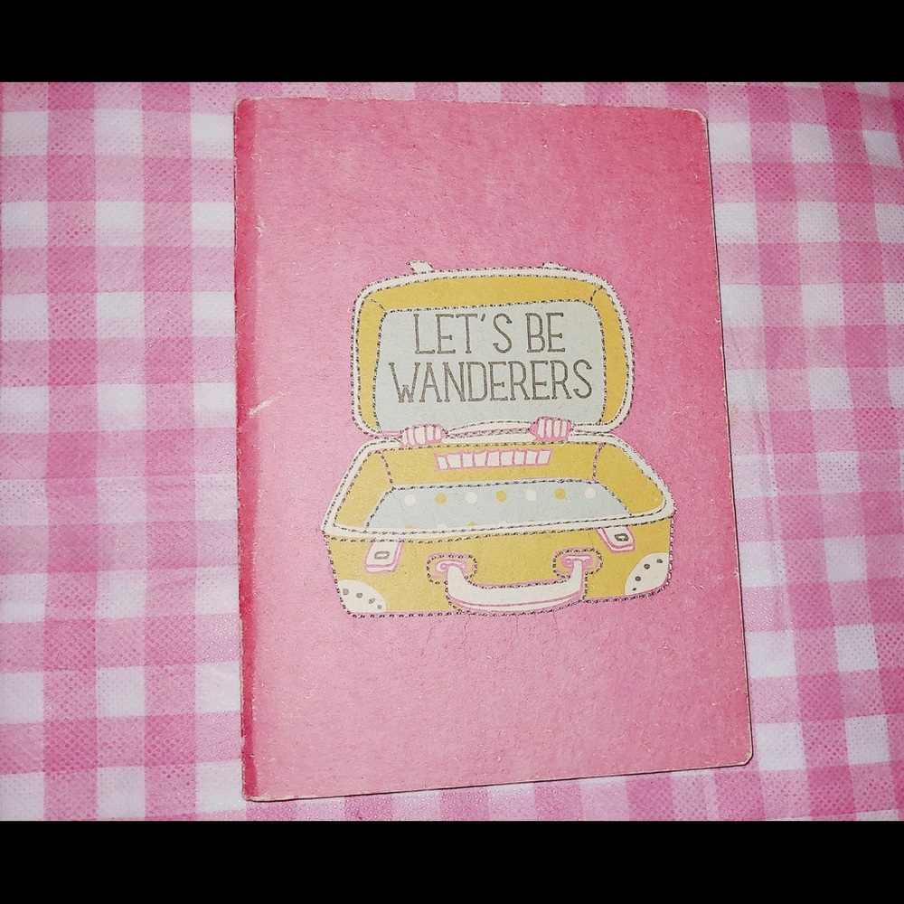 Let's Be Wanderers Suitcase Travel Journal
